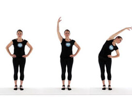 Standing pilates mermaid